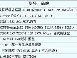 打造最佳电脑配置清单，享受顶级性能体验（探索最新科技）