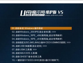 快速修复电脑故障（使用PE启动盘）