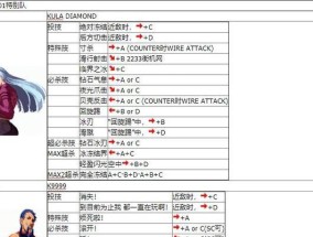 《拳皇风云再起出招表解读》（掌握拳皇风云再起的必杀技）