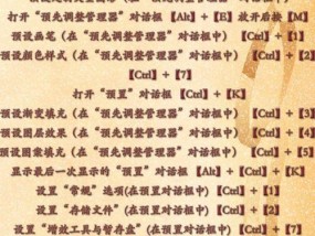 电脑PS复制快捷键的技巧与应用（掌握Photoshop中复制功能的关键快捷键）