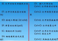 CAD绘图常用快捷键大全（提高绘图效率的关键技巧与方法）