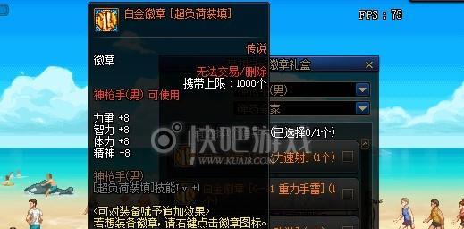 DNF徽章的品质与影响力（探索DNF徽章的最高品质及其在游戏中的重要性）  第1张