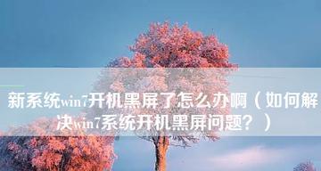 笔记本电脑突然黑屏是什么原因？如何快速解决？  第3张