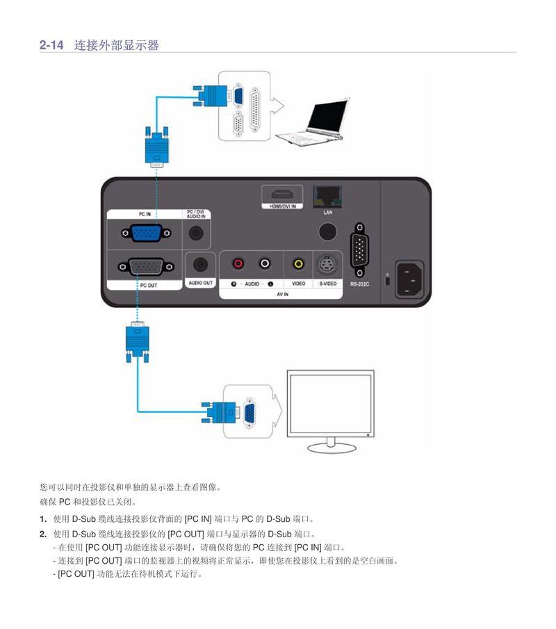 电脑连接投影仪无法开启？正确操作流程是什么？  第2张