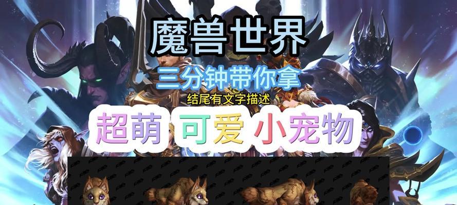 魔兽世界测试服宠物领取流程是什么？领取后如何培养？  第2张